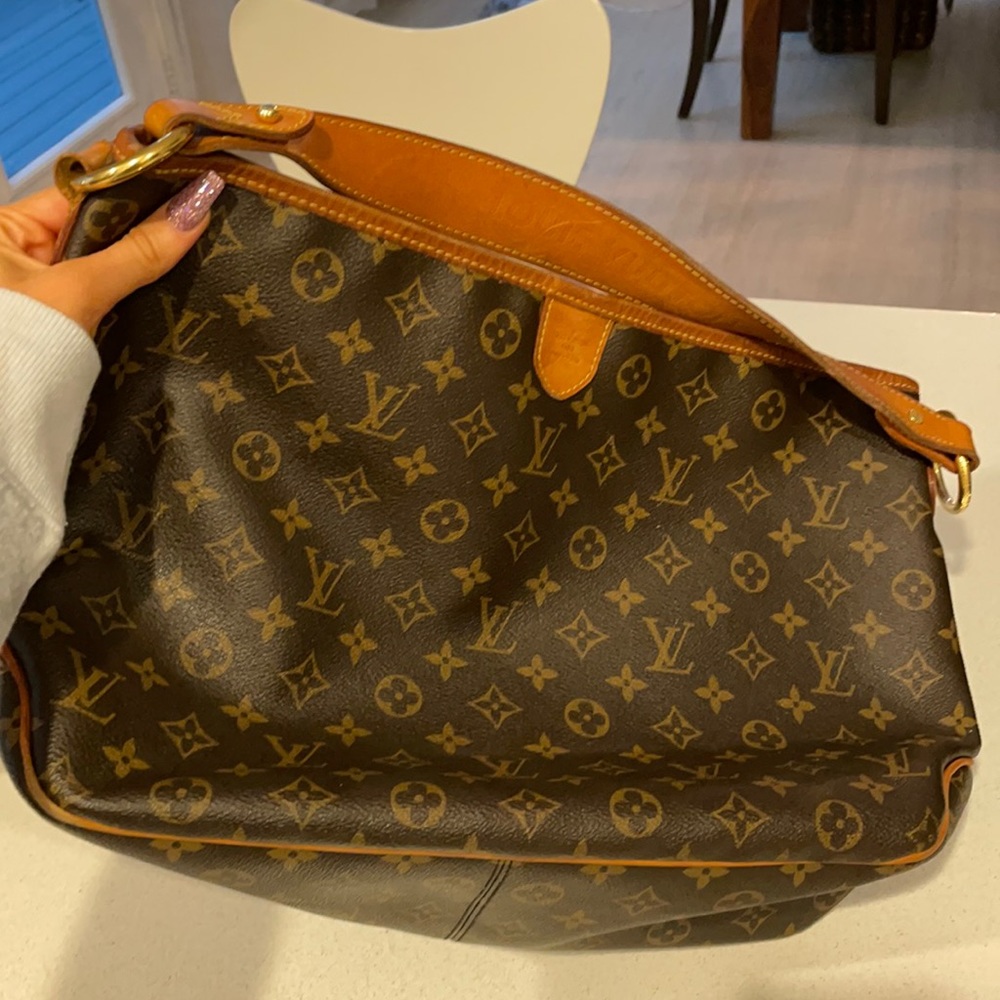 Louis Vuitton Tote - Authentic, Worn leather on the handle but can be cleaned